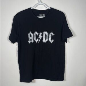AC/DC Black and White Logo T-Shirt